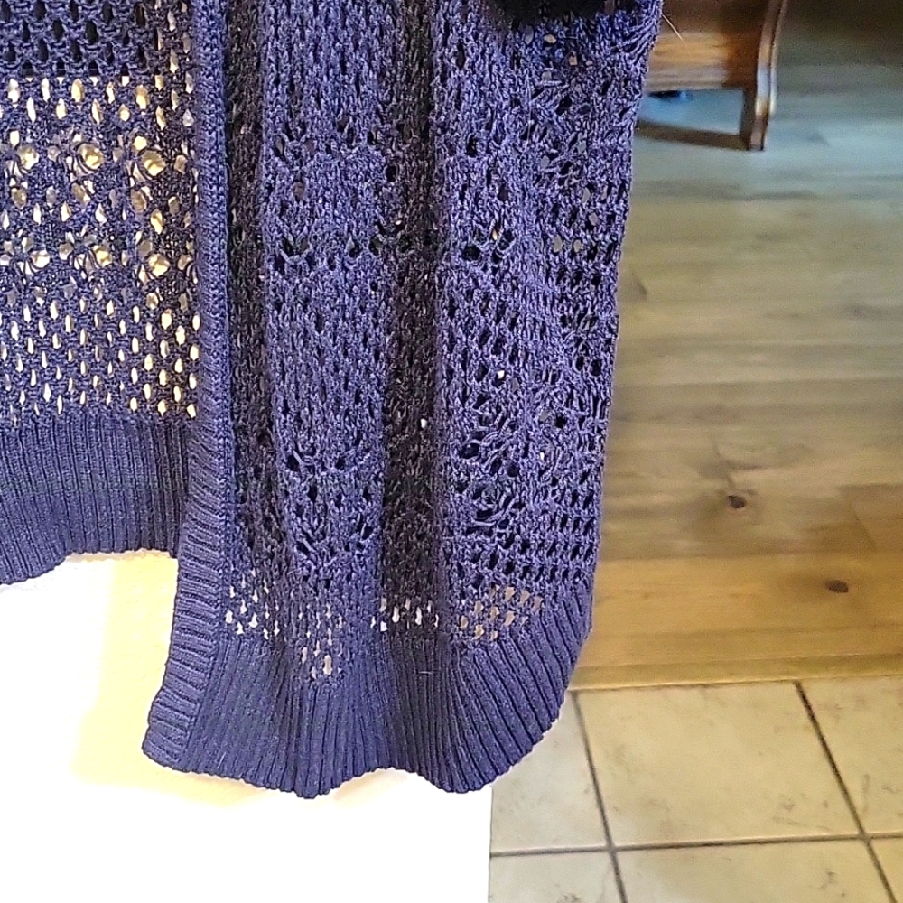 Womens Shirt Sleeve Sweater Cardigan Size 2X - Picture 5 of 8